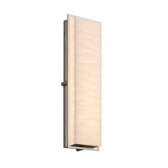 Porcelina LED Outdoor Wall Sconce in Dark Bronze (102|PNA-7565W-WAVE-DBRZ)