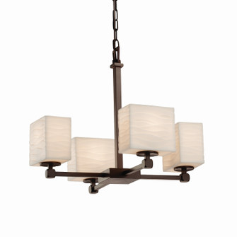 Porcelina LED Chandelier in Brushed Nickel (102|PNA-8420-55-WAVE-NCKL-LED4-2800)