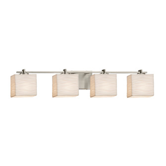 Porcelina LED Bath Bar in Brushed Nickel (102|PNA-8444-55-WAVE-NCKL-LED4-2800)