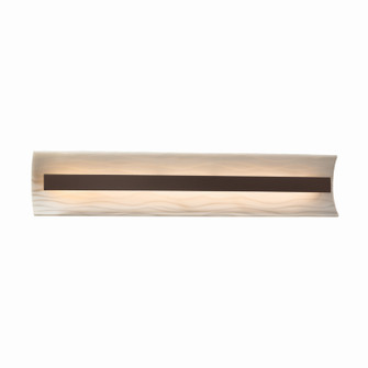 Porcelina LED Linear Bath Bar in Dark Bronze (102|PNA-8625-WAVE-DBRZ)