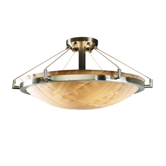 Porcelina Six Light Semi-Flush Mount in Dark Bronze (102|PNA-9682-35-BANL-DBRZ)