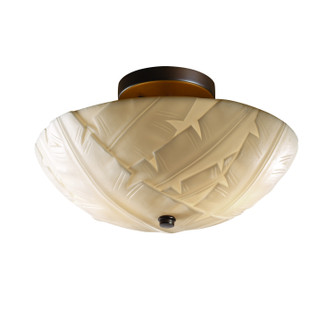 Porcelina Two Light Semi-Flush Mount in Matte Black (102|PNA-9690-35-BANL-MBLK)