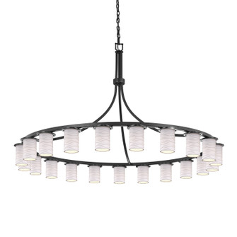 Limoges 21 Light Chandelier in Dark Bronze (102|POR-8736-10-WAVE-DBRZ)