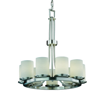 Limoges LED Chandelier in Matte Black (102|POR-8766-10-SAWT-MBLK-LED9-6300)