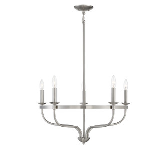 Five Light Chandelier in Brushed Nickel (446|M10087BN)