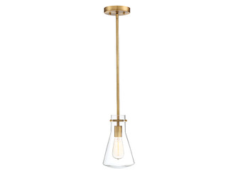 Mpend One Light Pendant in Natural Brass (446|M70063NB)