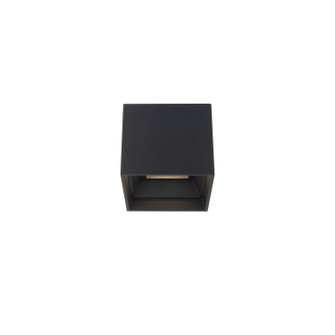 Downtown LED Outdoor Flush Mount in Black (34|FM-W47206-30-BK)