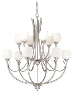 Grafton 12 Light Chandelier in Satin Nickel (63|H0129)