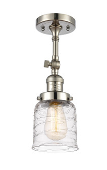 Franklin Restoration One Light Semi-Flush Mount in Polished Nickel (405|201F-PN-G513)