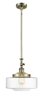 Franklin Restoration One Light Mini Pendant in Antique Brass (405|206-AB-G692-12)