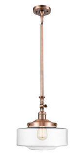 Franklin Restoration One Light Mini Pendant in Antique Copper (405|206-AC-G692-12)