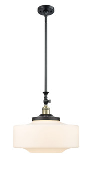 Franklin Restoration One Light Mini Pendant in Black Antique Brass (405|206-BAB-G691-16)