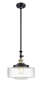 Franklin Restoration One Light Mini Pendant in Black Antique Brass (405|206-BAB-G694-12) Franklin Restoration One Light Mini Pendant in Black Antique Brass (405|206-BAB-G694-12)