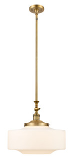 Franklin Restoration One Light Mini Pendant in Brushed Brass (405|206-BB-G691-16)
