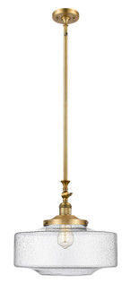 Franklin Restoration One Light Mini Pendant in Brushed Brass (405|206-BB-G694-16)