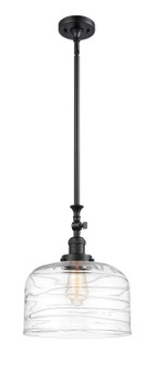 Franklin Restoration LED Mini Pendant in Matte Black (405|206-BK-G713-L-LED)