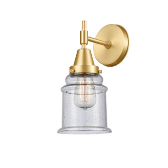 Caden One Light Wall Sconce in Satin Gold (405|447-1W-SG-G184)