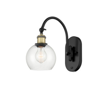 Ballston One Light Wall Sconce in Black Antique Brass (405|518-1W-BAB-G122-6)