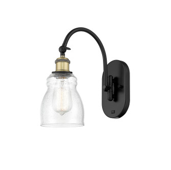 Ballston One Light Wall Sconce in Black Antique Brass (405|518-1W-BAB-G394)