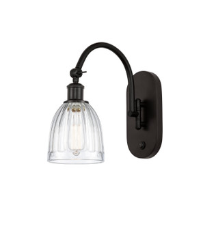Ballston One Light Wall Sconce in Black Antique Brass (405|518-1W-BAB-G441)