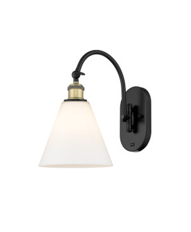 Ballston LED Wall Sconce in Black Antique Brass (405|518-1W-BAB-GBC-81-LED)
