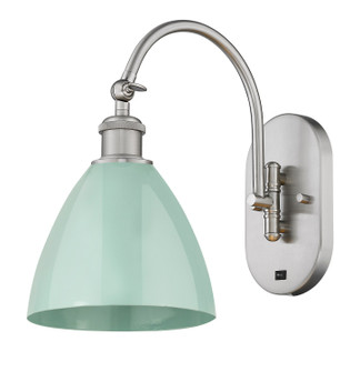 Ballston LED Wall Sconce in Black Antique Brass (405|518-1W-BAB-MBD-75-BK-LED)
