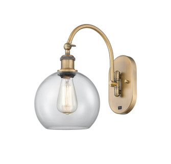 Ballston One Light Wall Sconce in Brushed Brass (405|518-1W-BB-G122-8)