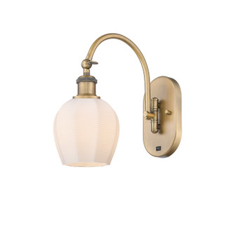 Ballston One Light Wall Sconce in Brushed Brass (405|518-1W-BB-G461-6)