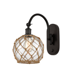 Ballston One Light Wall Sconce in Oil Rubbed Bronze (405|518-1W-OB-G122-8RB)