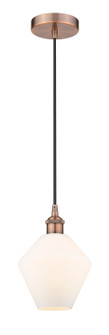 Edison One Light Mini Pendant in Antique Copper (405|616-1P-AC-G651-8)
