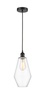Edison One Light Mini Pendant in Matte Black (405|616-1P-BK-G652-7) Edison One Light Mini Pendant in Matte Black (405|616-1P-BK-G652-7)