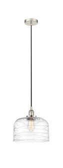 Edison One Light Mini Pendant in Polished Nickel (405|616-1PH-PN-G713-L)