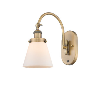 Franklin Restoration One Light Wall Sconce in Brushed Brass (405|918-1W-BB-G61)