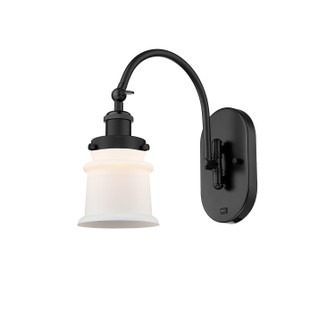 Franklin Restoration LED Wall Sconce in Matte Black (405|918-1W-BK-G181S-LED)