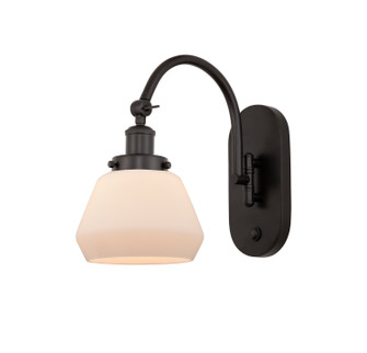 Franklin Restoration One Light Wall Sconce in Oil Rubbed Bronze (405|918-1W-OB-G171)
