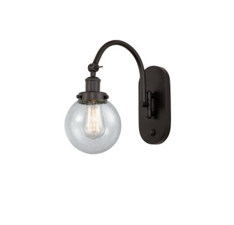 Franklin Restoration One Light Wall Sconce in Oil Rubbed Bronze (405|918-1W-OB-G204-6)