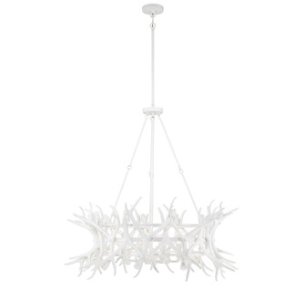 Daniels Eight Light Chandelier in Matte White (51|1-1760-8-80)