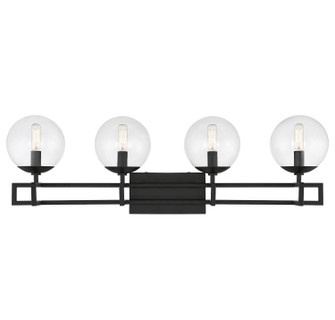 Crosby Four Light Bathroom Vanity in Matte Black (51|8-1860-4-BK)