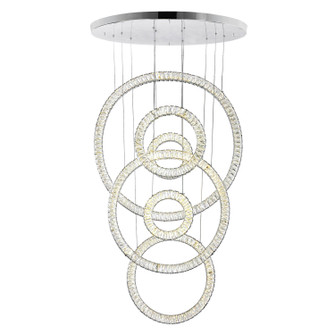 Celina LED Chandelier in Chrome (401|1046P34-6-601)