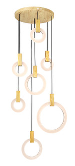 Anello LED Pendant in White Oak (401|1214P28-7-236)