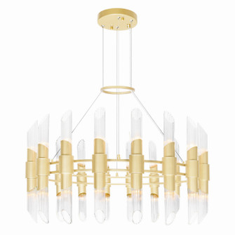 Croissant 36 Light Chandelier in Satin Gold (401|1269P40-36-602)