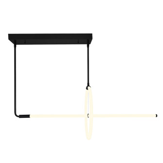 Hoops LED Chandelier in Black (401|1273P40-2-101-RC)