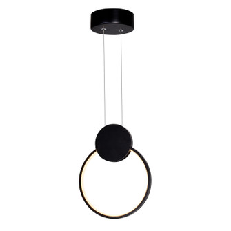 Pulley LED Mini Pendant in Black (401|1297P8-1-101)