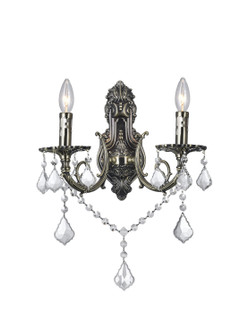 Brass Two Light Wall Sconce in Antique Brass (401|2022W16AB-2)