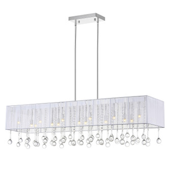 Water Drop 17 Light Chandelier in Chrome (401|5005P48C(W-C))