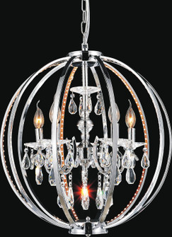 Abia Five Light Chandelier in Chrome (401|5025P22C-5)