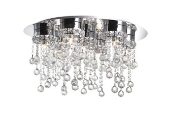 Monica Seven Light Flush Mount in Chrome (401|5072C24C-R)