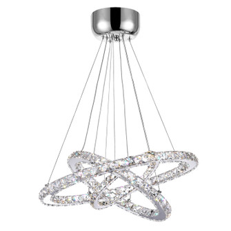Ring LED Chandelier in Stainless Steel (401|5080P32ST-3R)
