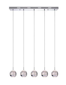 Perrier LED Pendant in Chrome (401|5444P28C-RC)