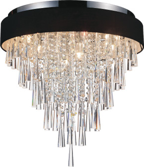 Franca Eight Light Flush Mount in Black (401|5523C22C (Black))